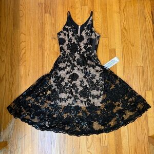 Black Sequin Dress